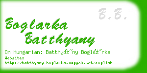 boglarka batthyany business card